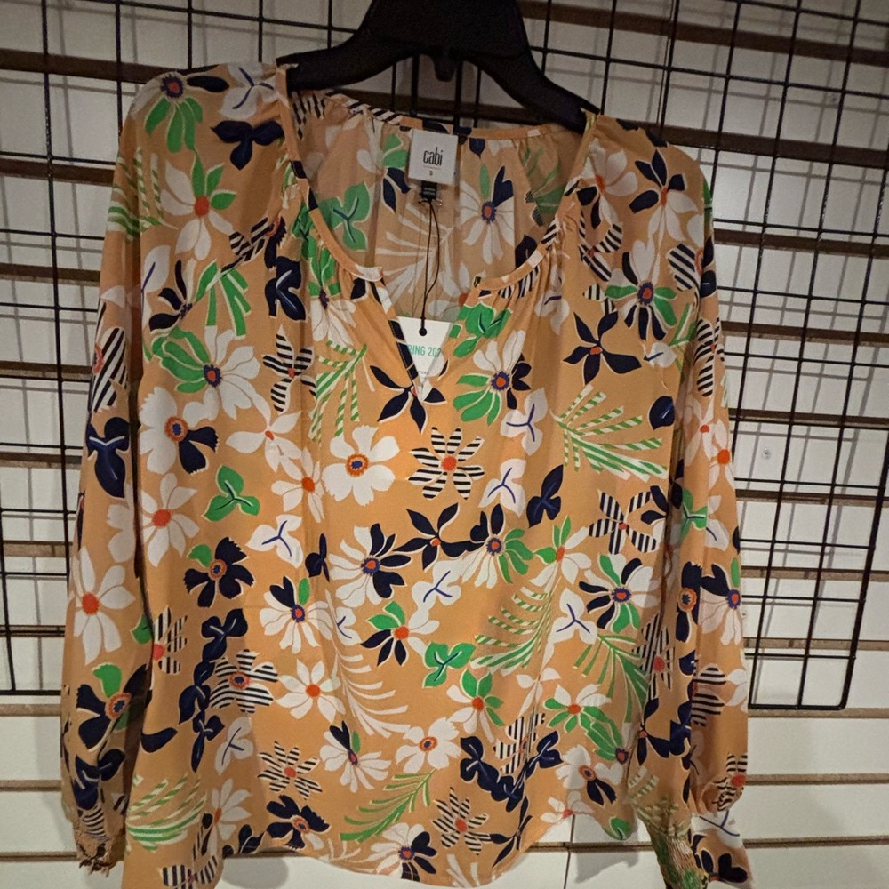 Cabi Island Blouse nwt